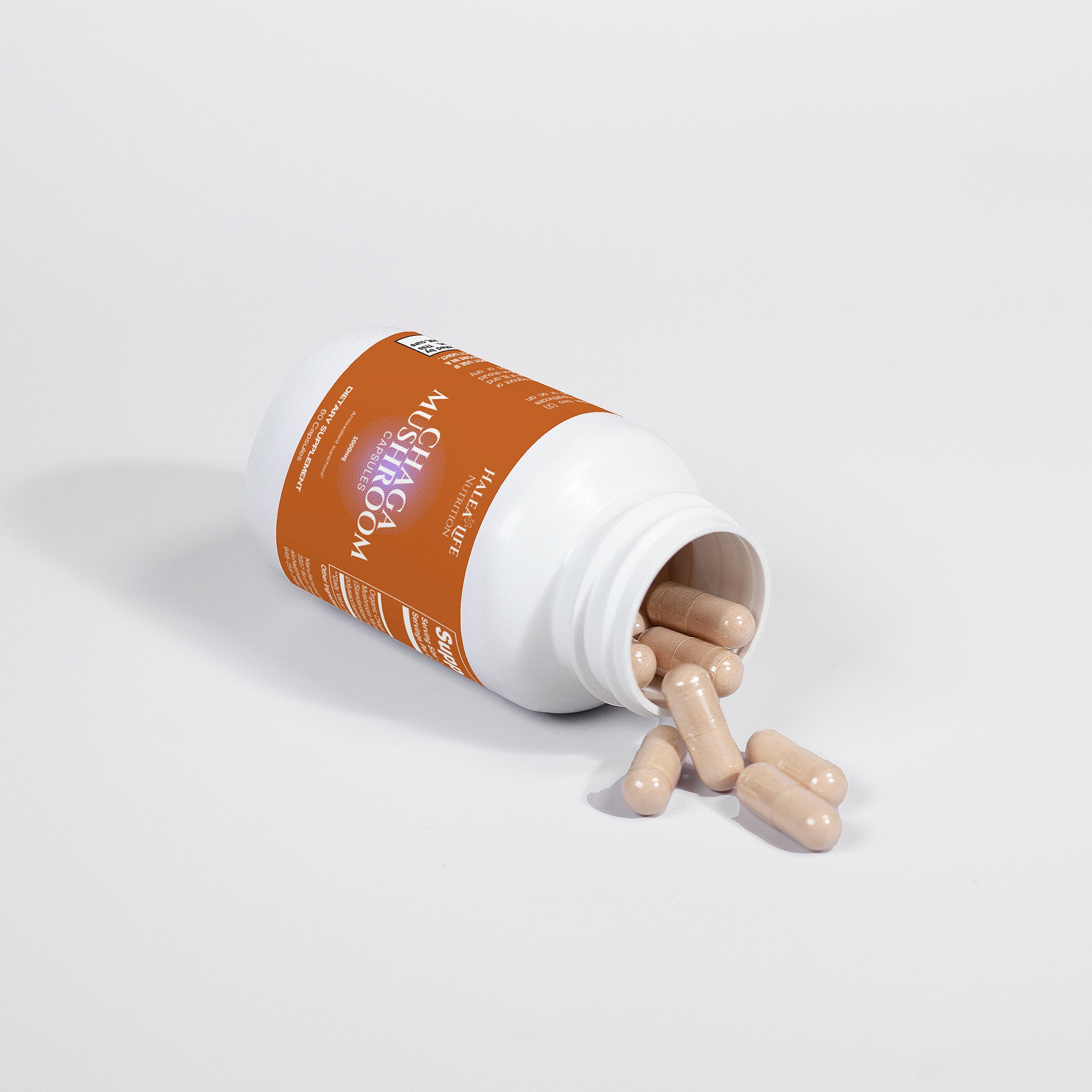 Halea Life Nutrition Organic Chaga Mushroom Capsules