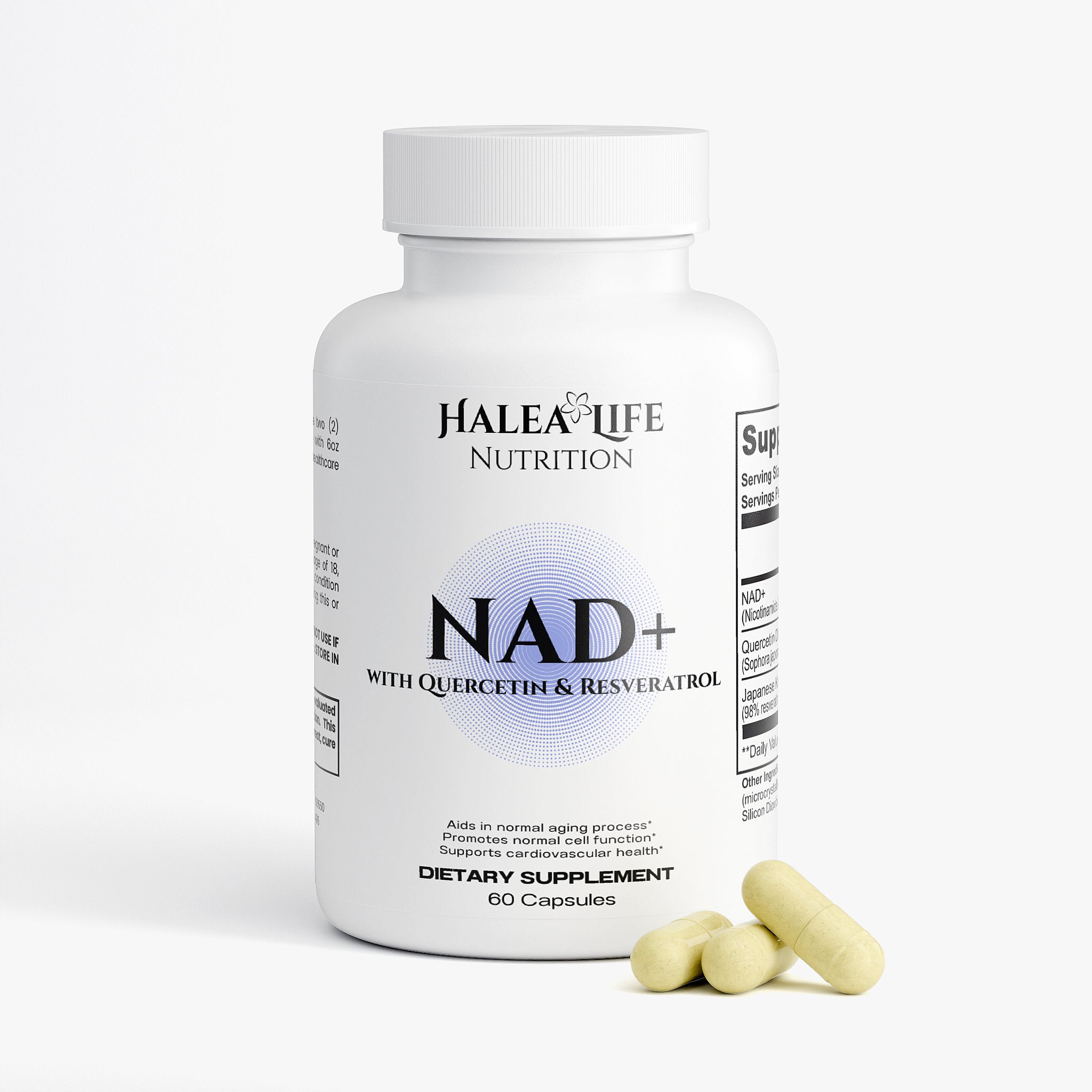 NAD+ Cellular Vitality Capsules 3 Pack |Halea Life Nutrition