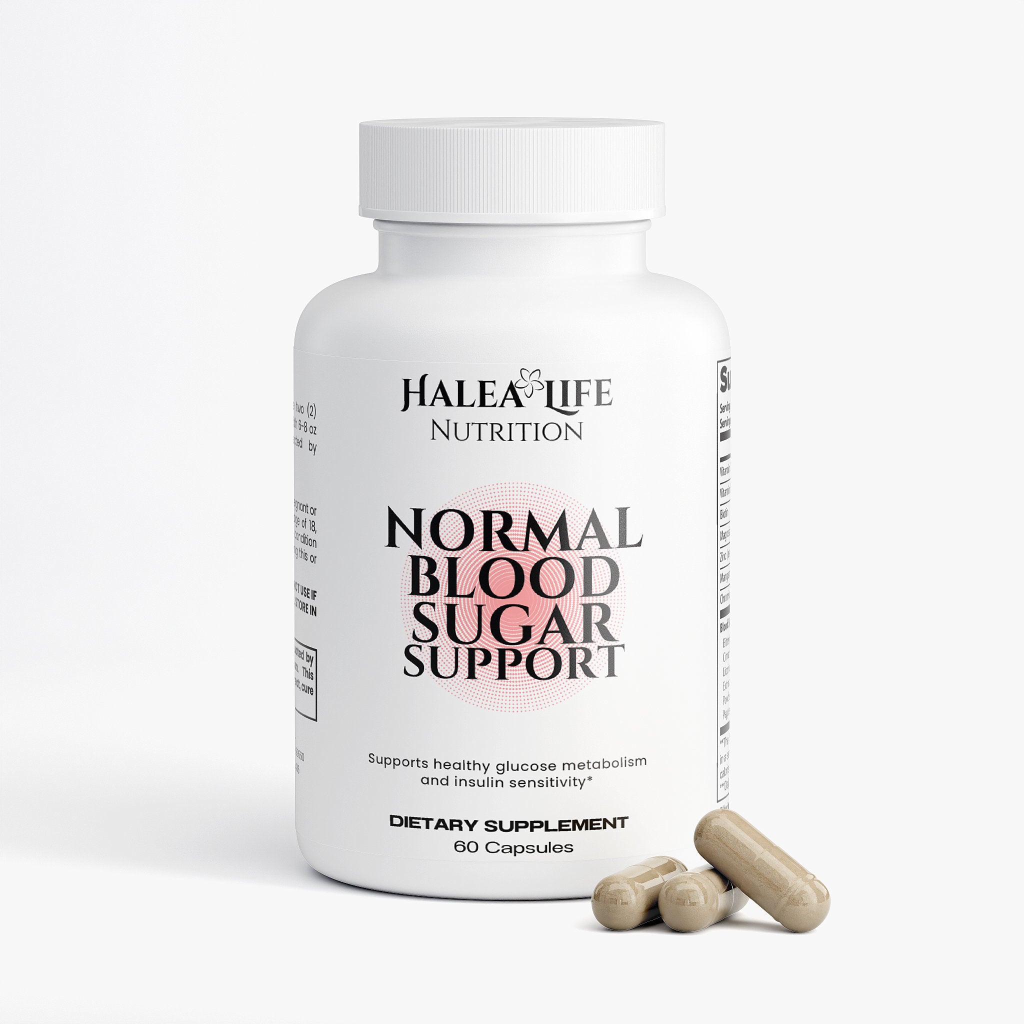 Halea Life Nutrition Blood Sugar Support with Bitter Melon, Banaba, and Alpha Lipoic Acid