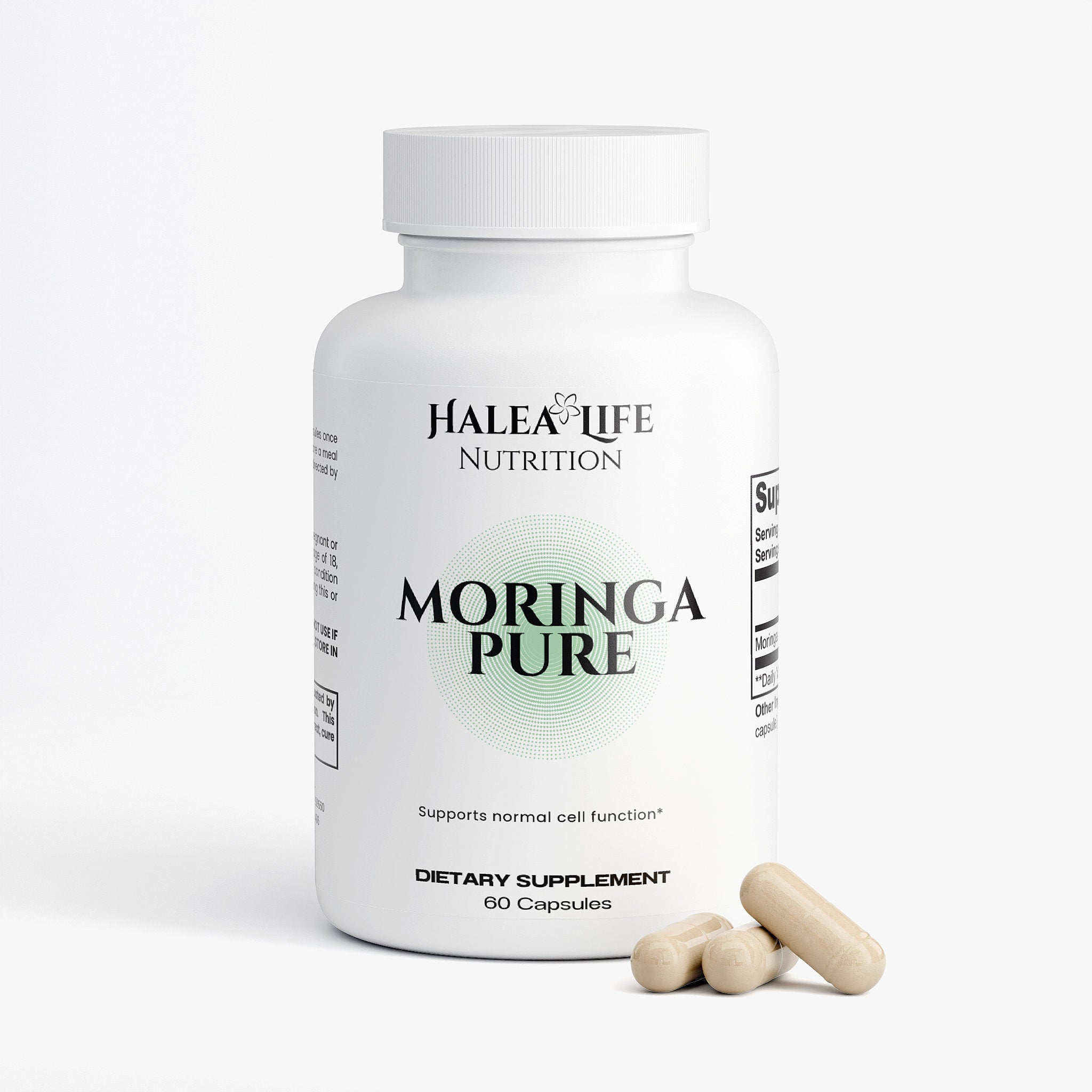 Organic Moringa Capsules — 3 Pack |Halea Life Nutrition