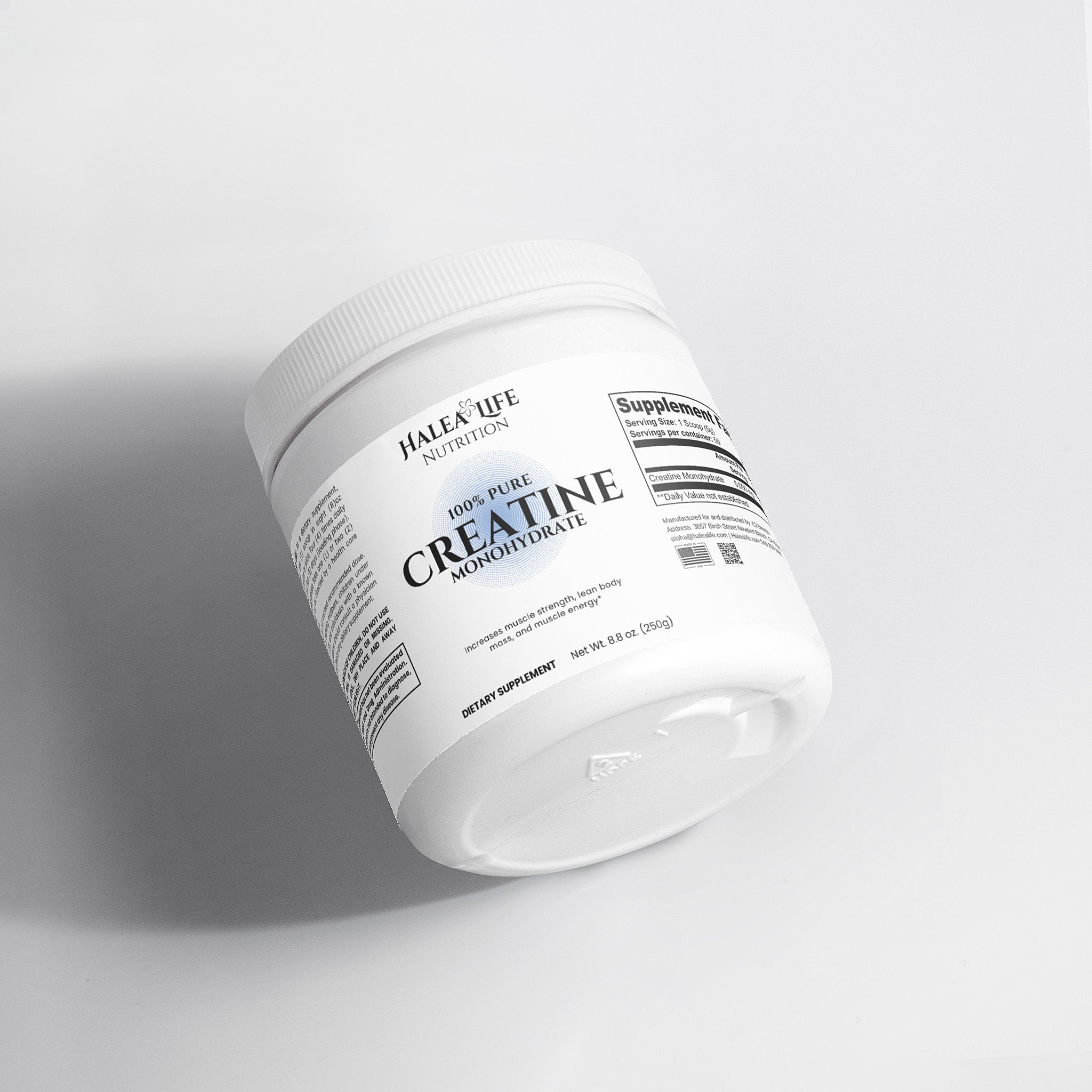 Halea Life Nutrition 100% Pure Creatine Monohydrate supplement