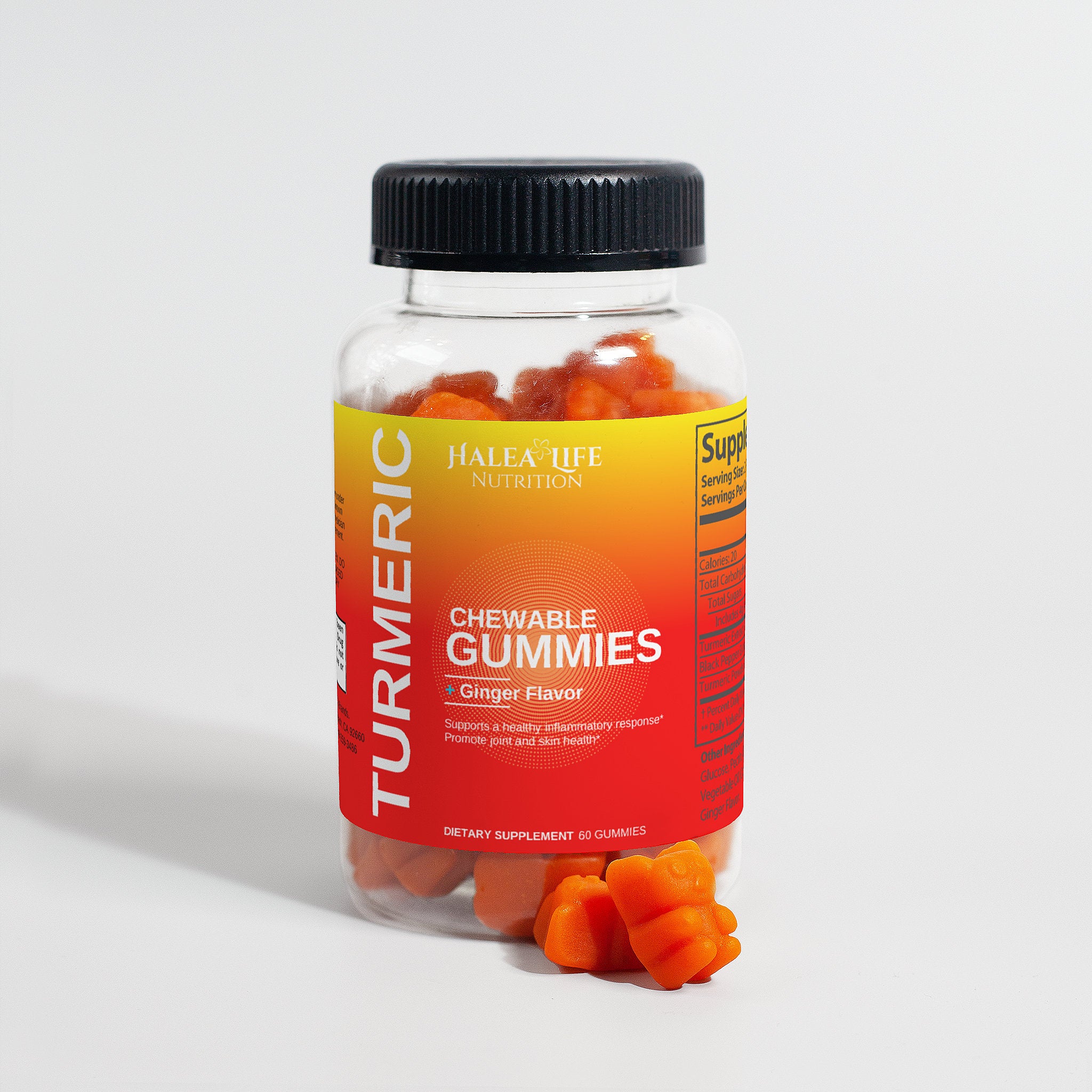 Turmeric & Ginger Gummies |Halea Life Nutrition