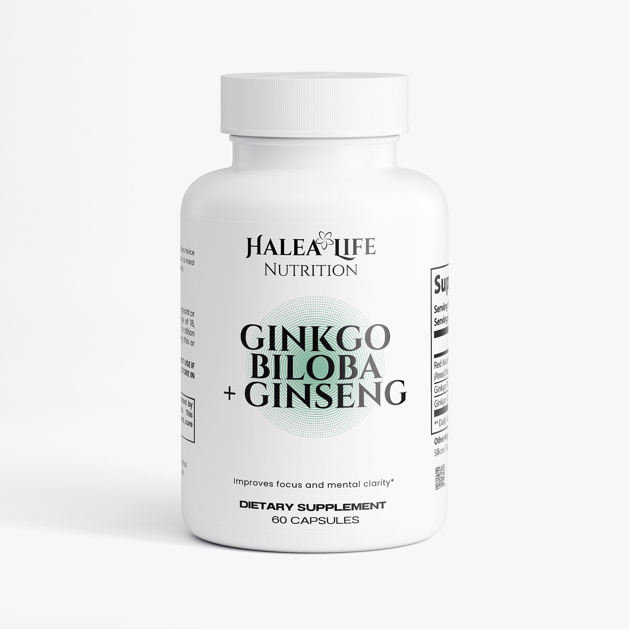Ginseng + Ginkgo Biloba 3 Pack |Halea Life Nutrition
