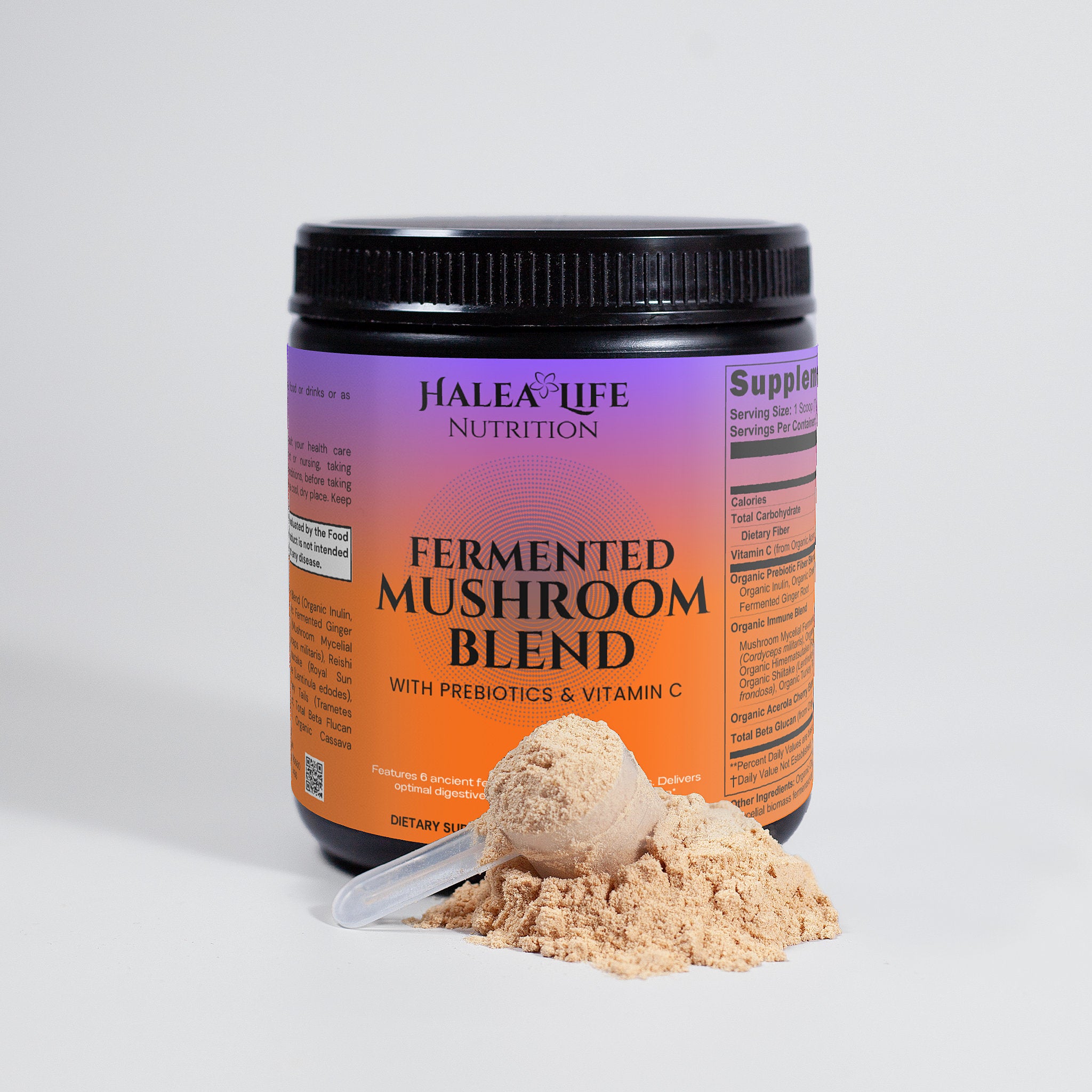 Balance+ Prebiotic & Mushroom Blend |Halea Life Nutrition