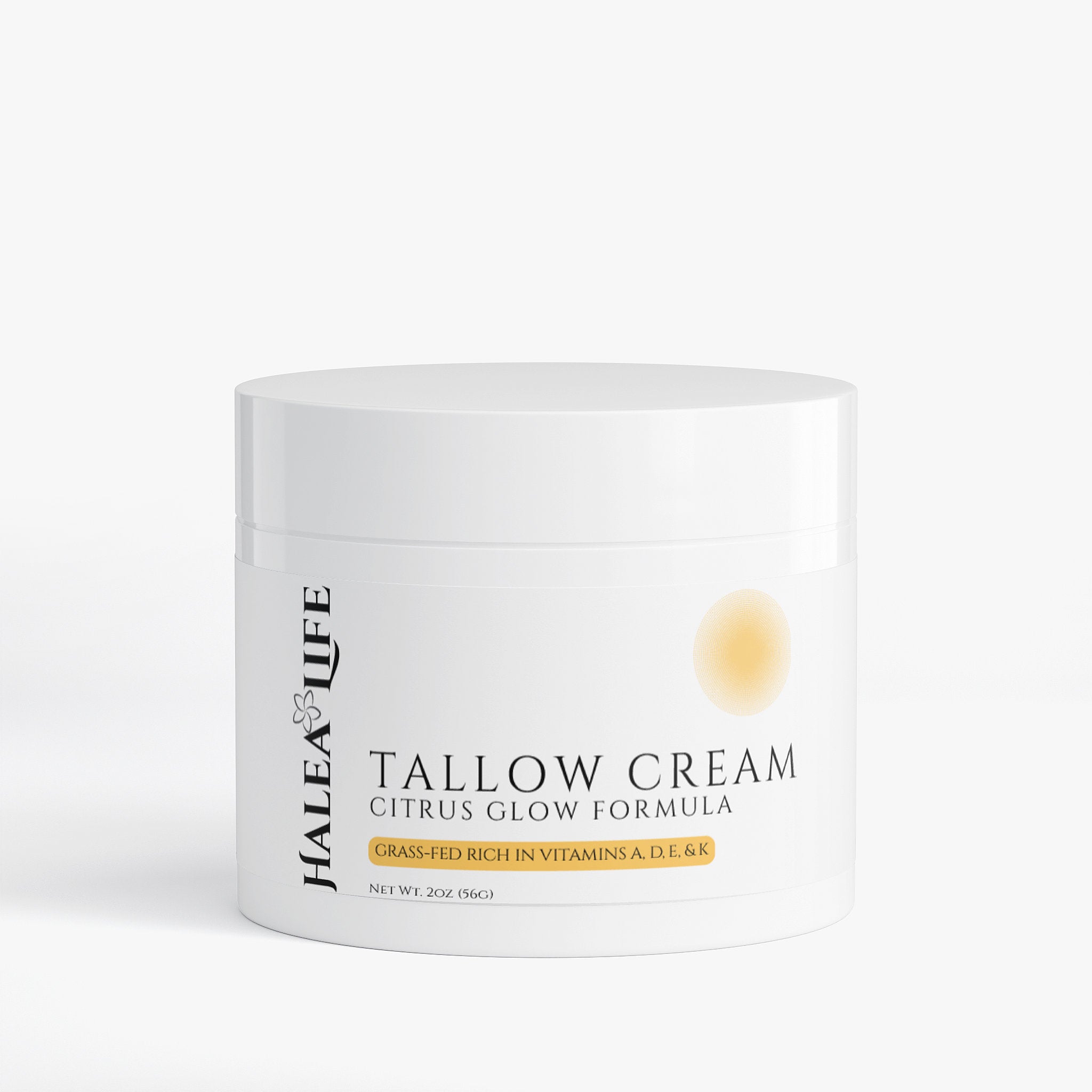 Grass-Fed Tallow Cream Citrus Glow Orange & Bergamot | Halea