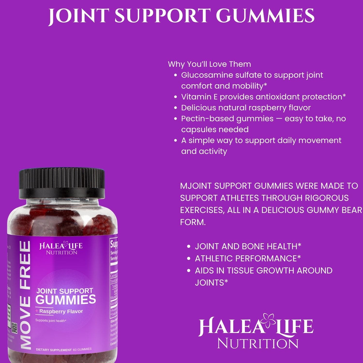 Joint Support Gummies |Halea Life Nutrition