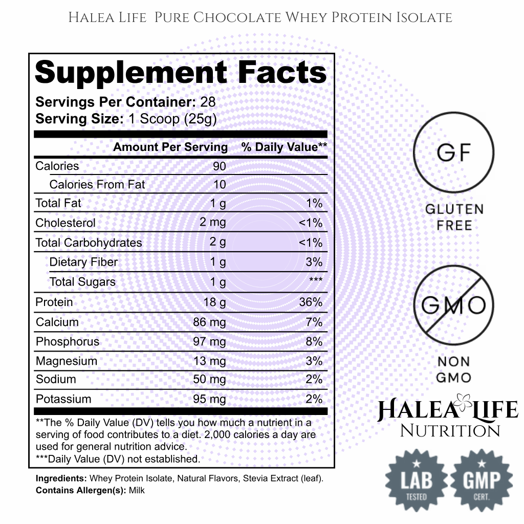 Pure Whey Protein Isolate - Chocolate