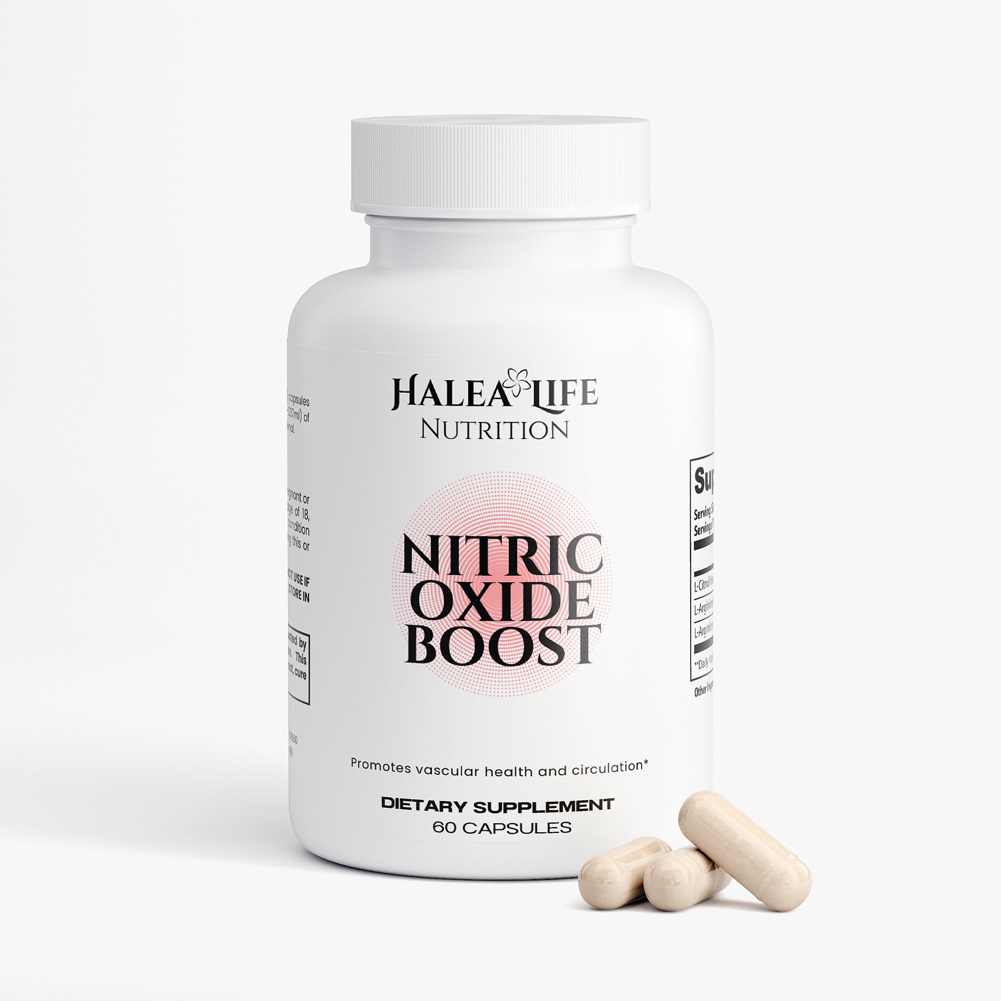Halea Life Nutrition Halea Life Nitric Oxide Booster with L-Arginine and L-Citrulline