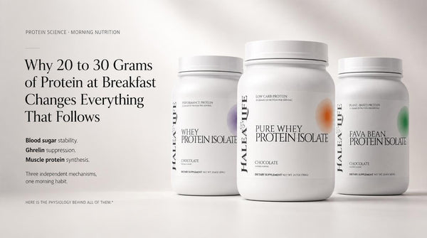 Why 20-30g of Protein at Breakfast Stabilizes Blood Sugar and Cuts Cravings | Halea Life