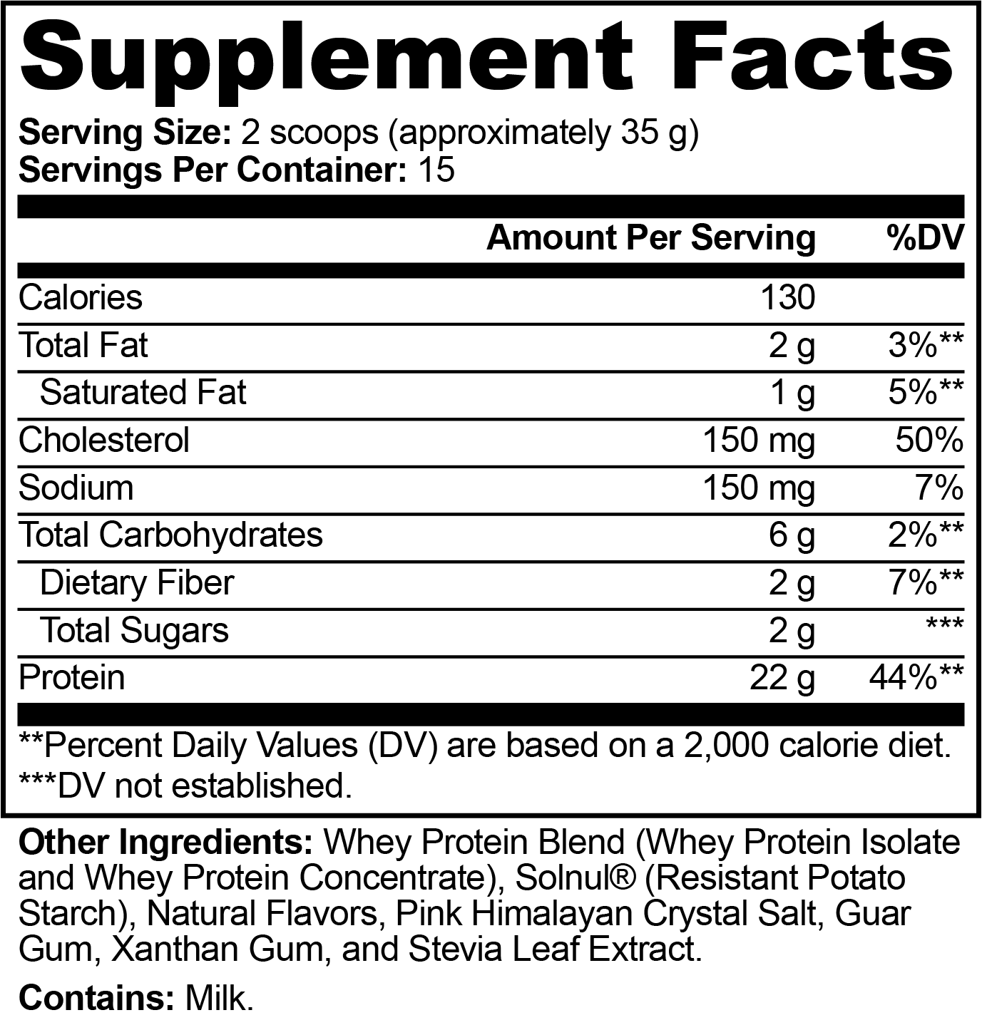Halea Life Chocolate Whey Protein Blend Powder container with scoop for daily muscle maintenance support
