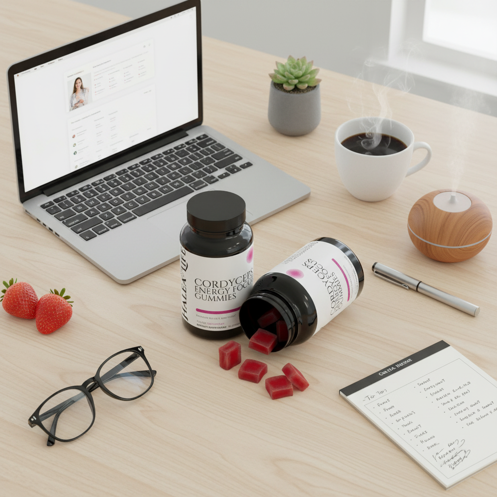 Cordyceps Energy Focus Gummies