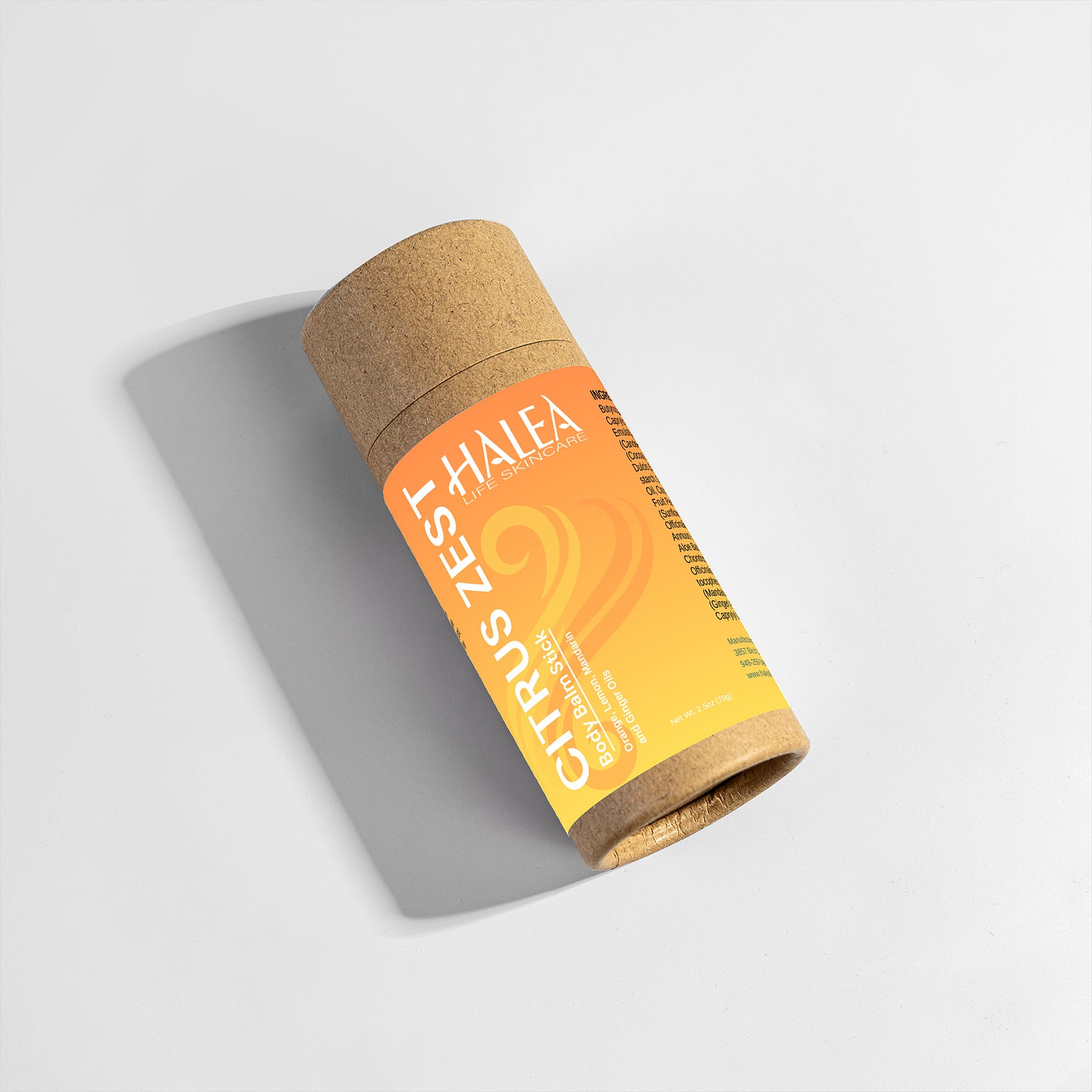 Halea Life Nutrition Citrus Zest Body Balm Stick