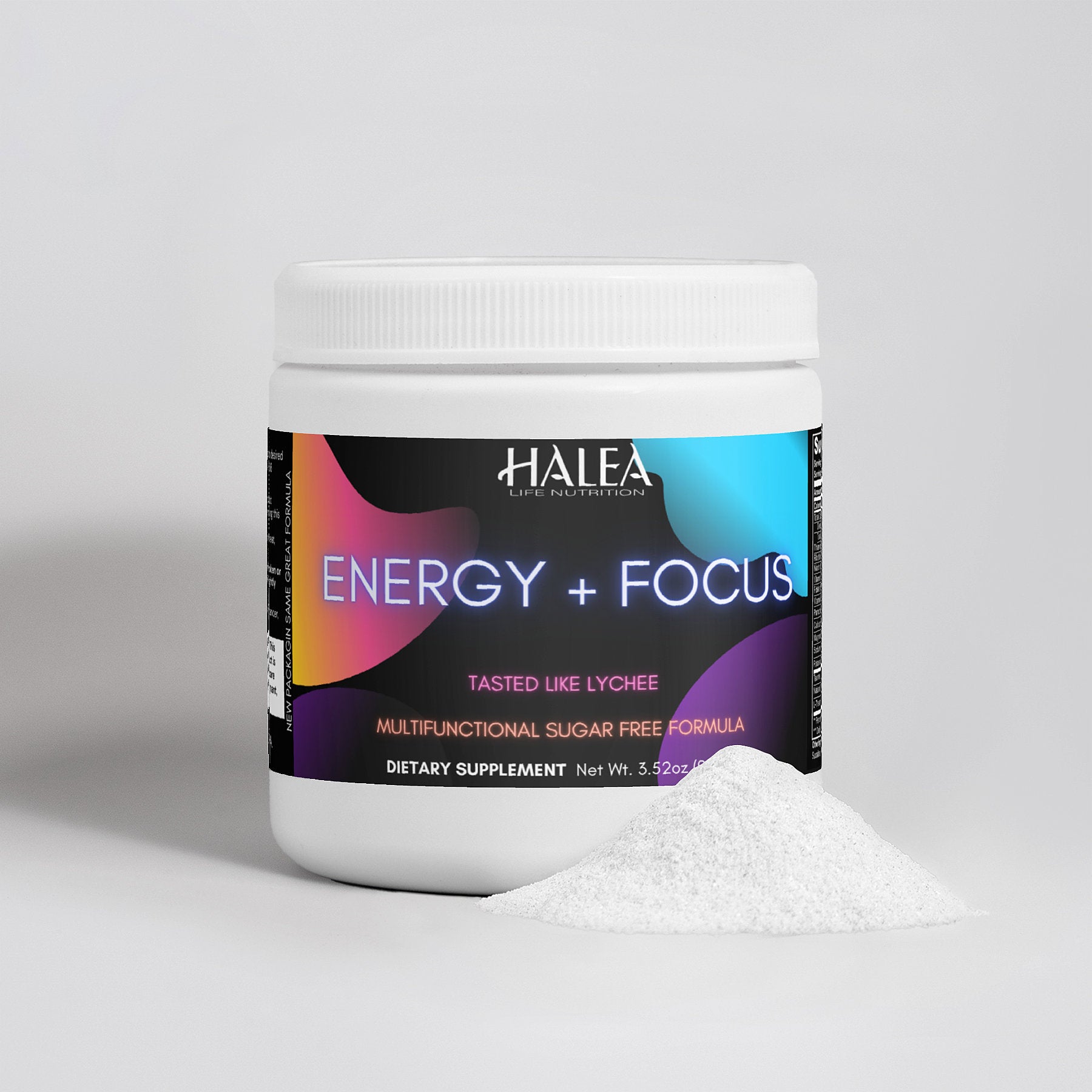 Halea Life Nutrition Energy+Focus+Hydration Drink Mix - Lychee