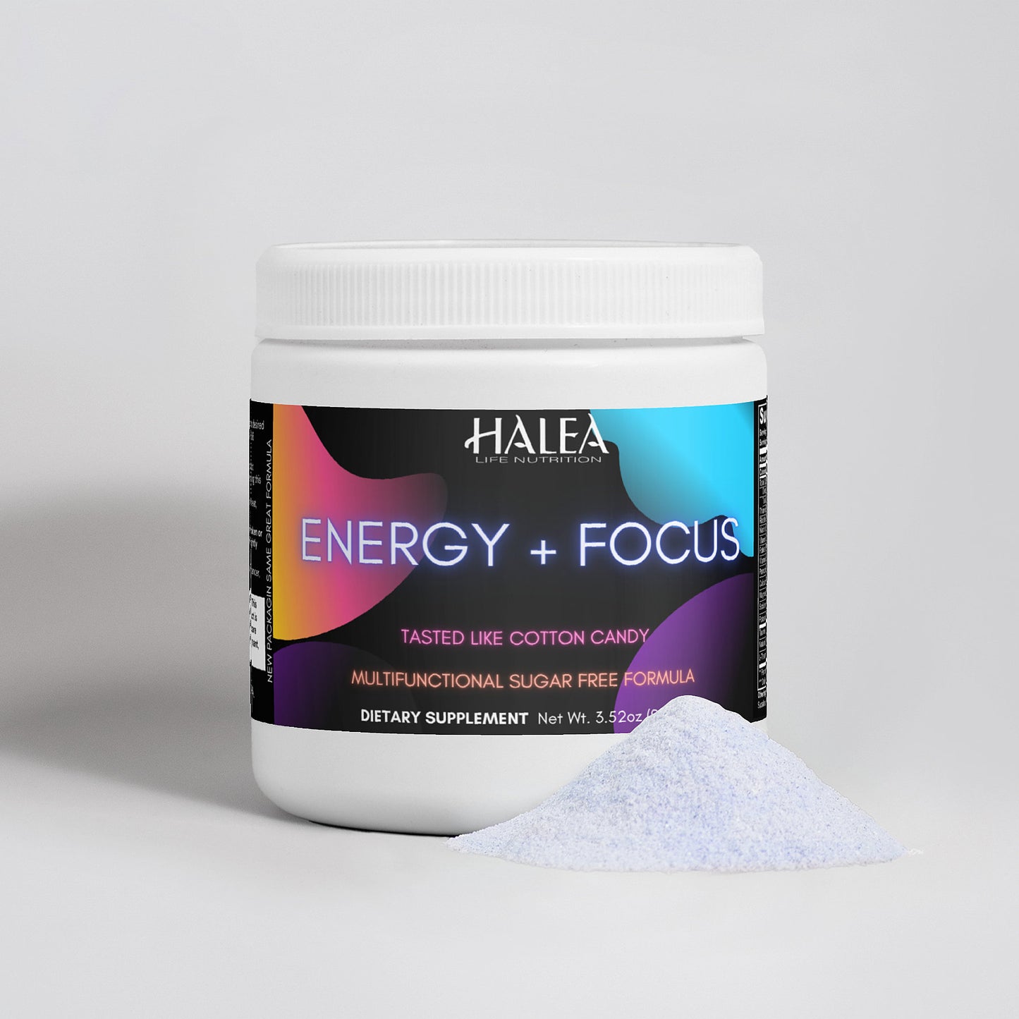 Halea Life Nutrition Energy + Focus + Hydration Drink Mix - Cotton Candy