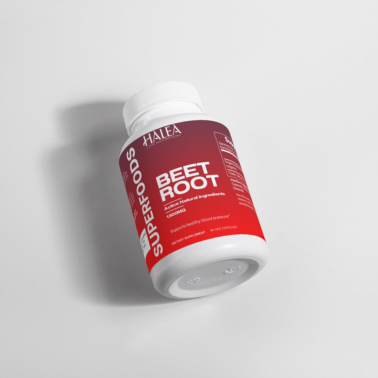 Halea Life Nutrition Organic Beetroot Powder Capsules