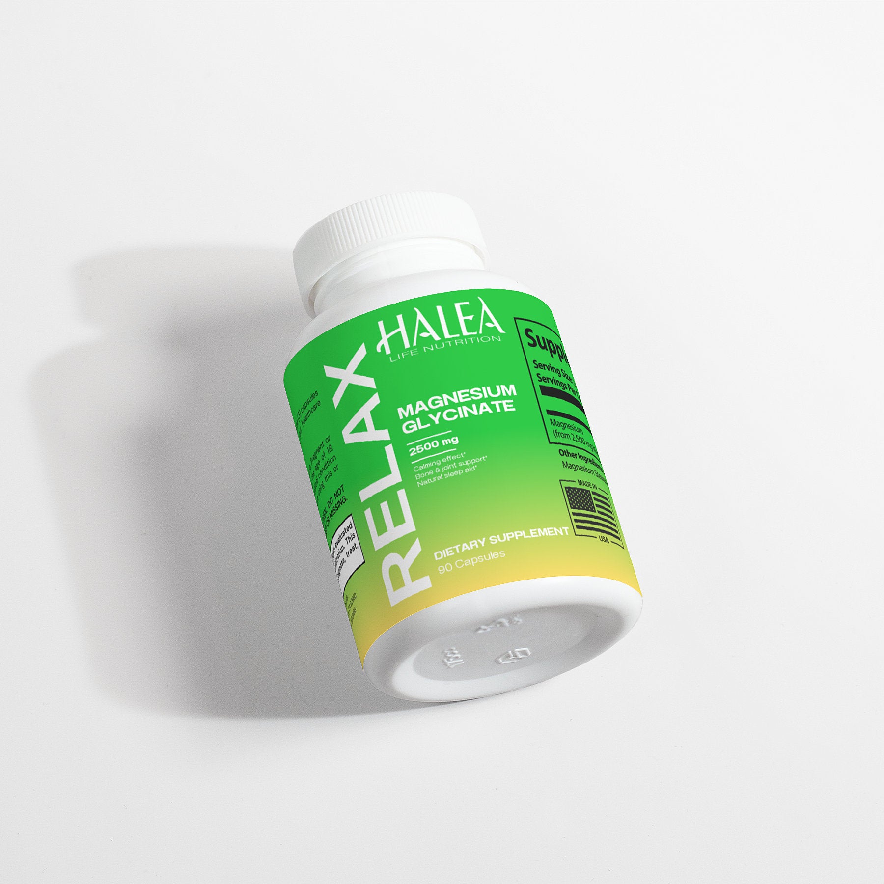 Halea Life Nutrition Highly Bioavailable Magnesium Glycinate