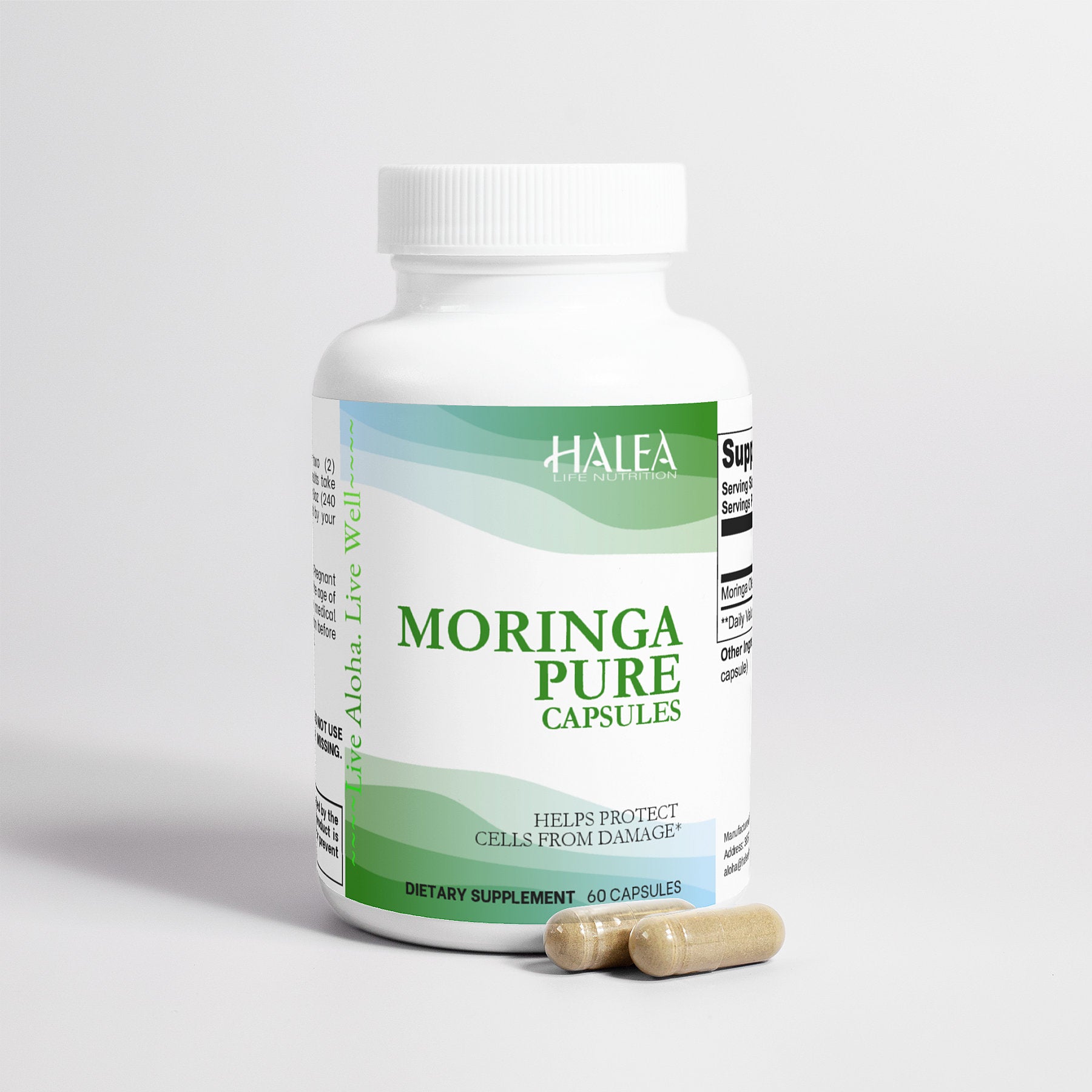 Halea Life Nutrition Organic Moringa Capsules