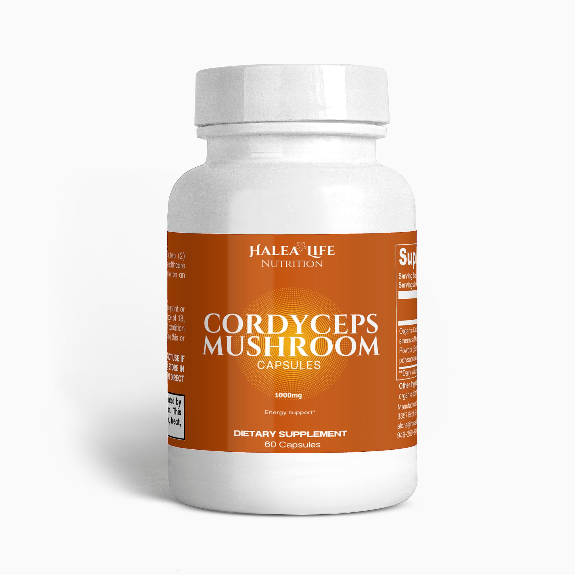 Organic Cordyceps Mushroom Capsules