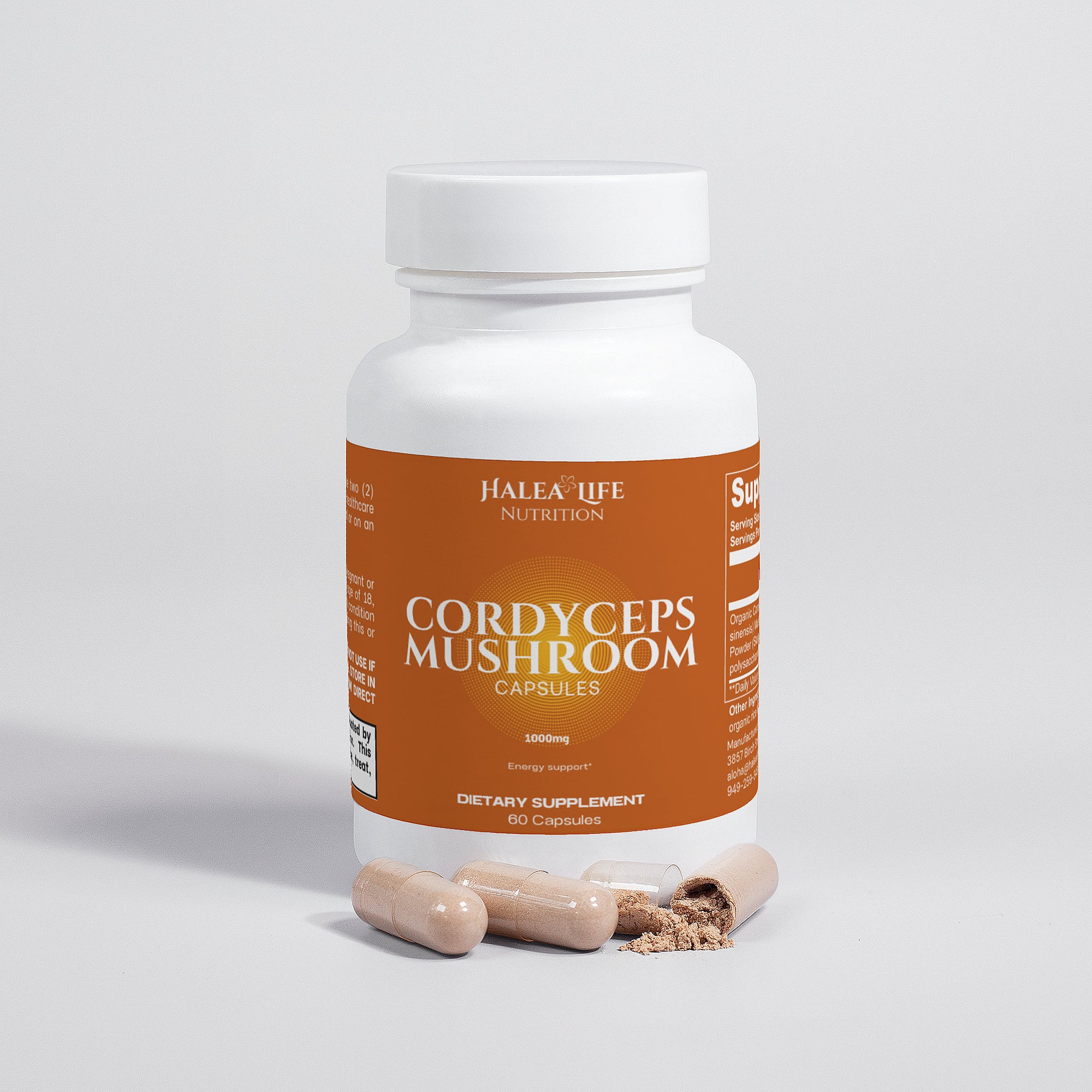 Organic Cordyceps Mushroom Capsules