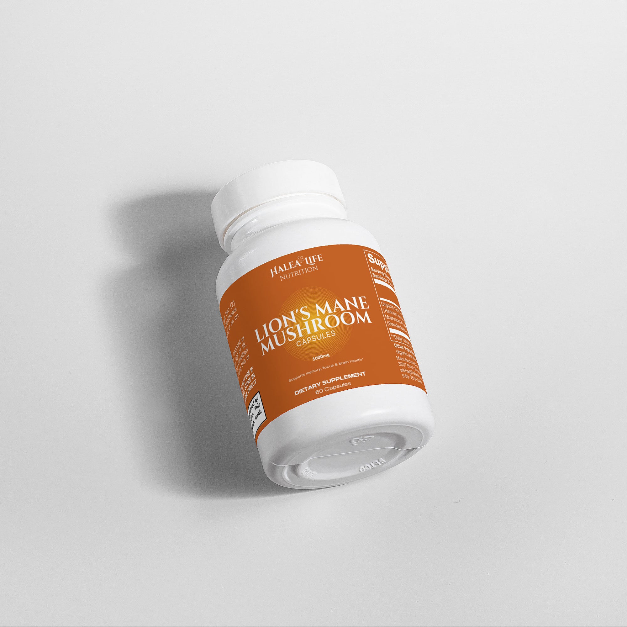 Organic Lion's Mane Mushroom Capsules
