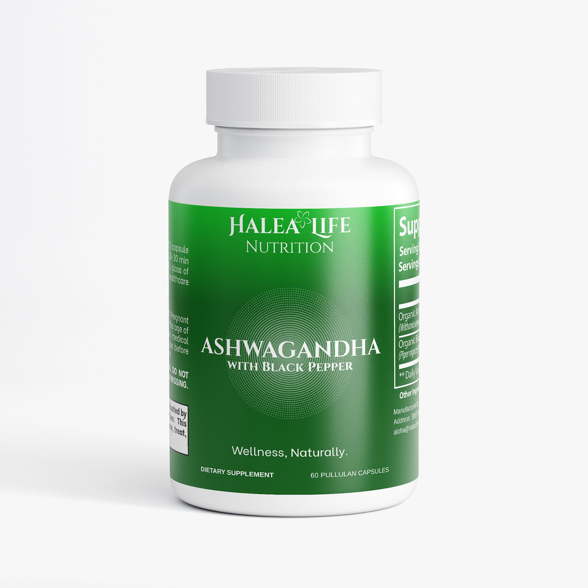 Organic Ashwagandha with Black Pepper