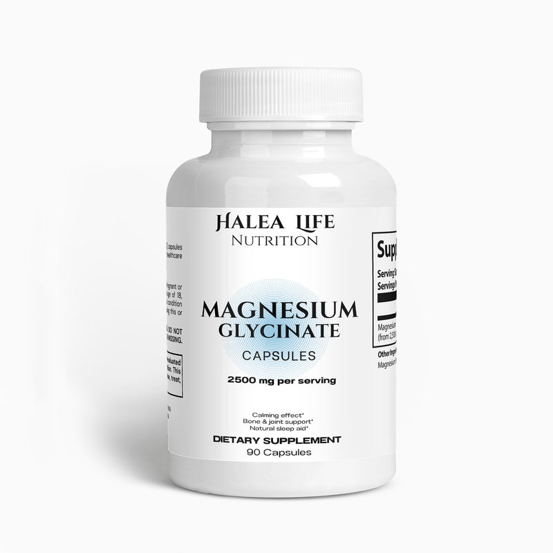 Halea Life Nutrition Magnesium Glycinate for Rest & Relaxation