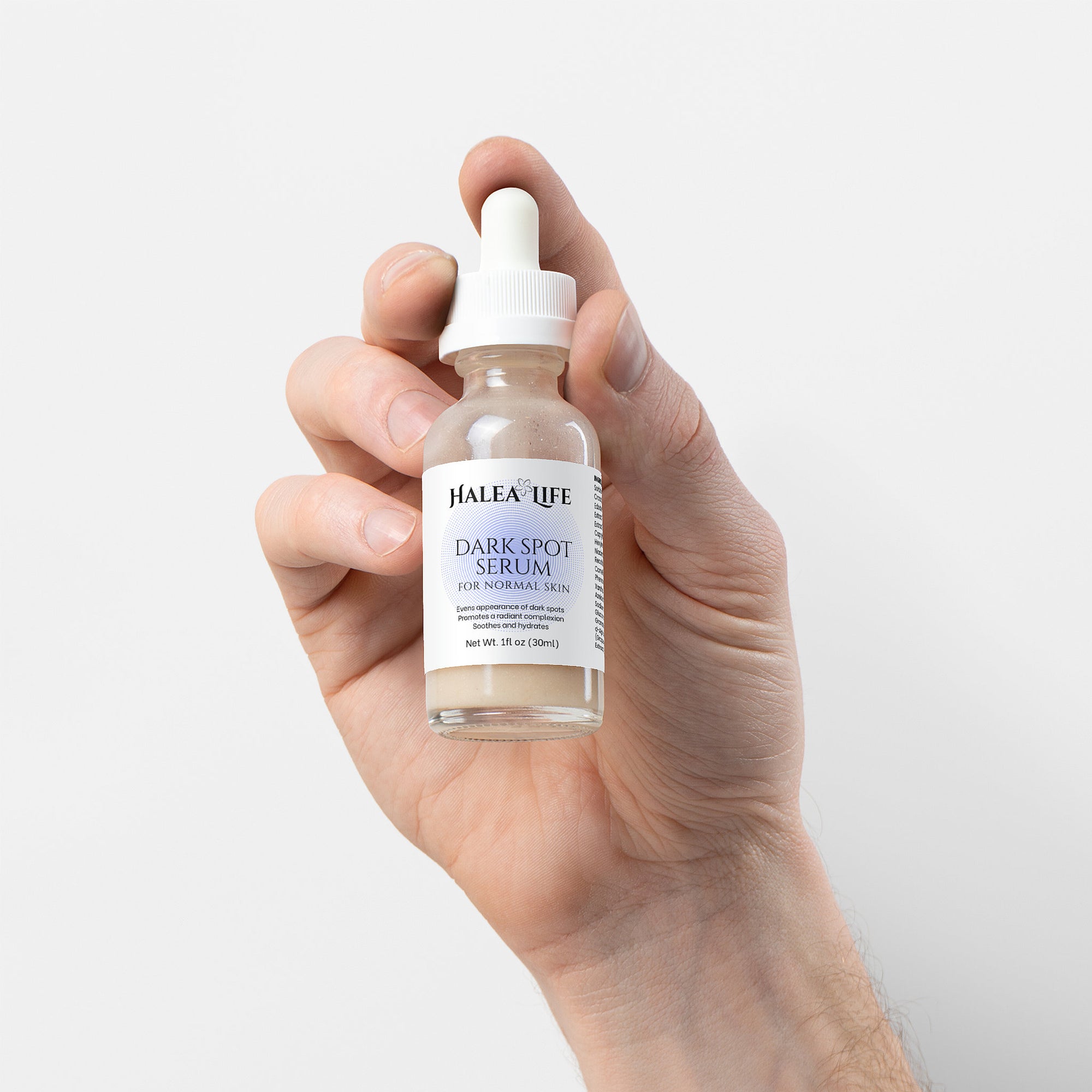 Halea Life dark spot corrector for normal skin with brightening actives for even complexion