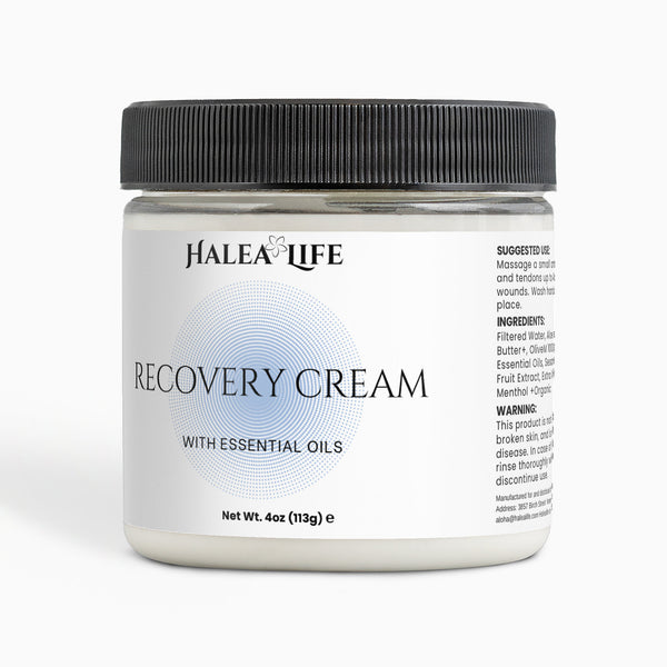 Halea Life Aloe Recovery Body Cream for post-sun sunburn relief and skin cooling and hydration