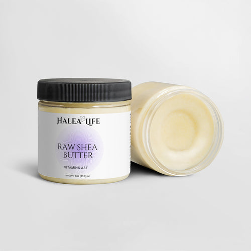 Halea Life Pure Shea Butter for natural fragrance-free body moisturizing and skin restoration