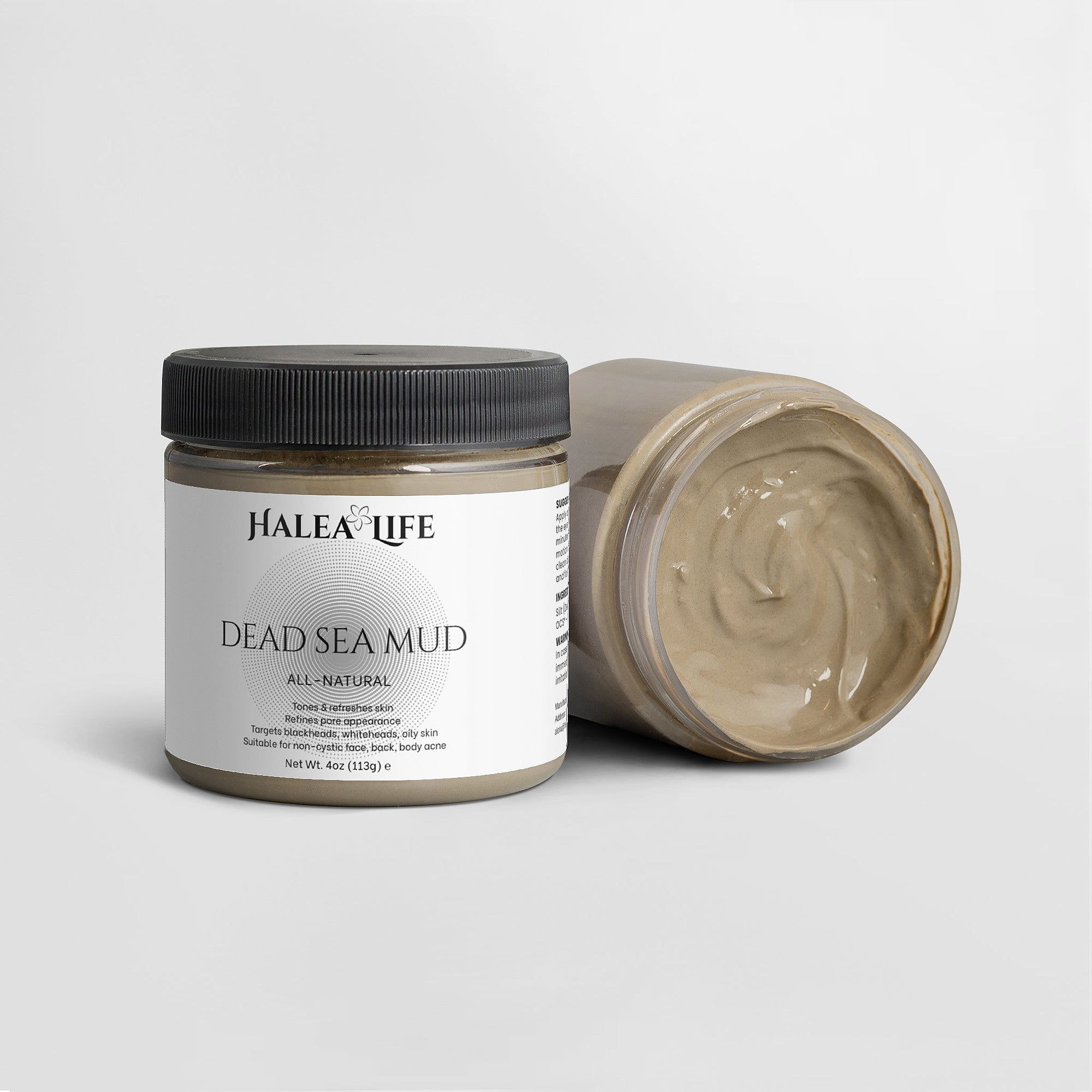 Halea Life Dead Sea Mud Mask for weekly deep pore cleanse and blackhead reduction