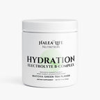 Halea Life Nutrition Hydration Electrolyte B-Complex supplement container on a white background