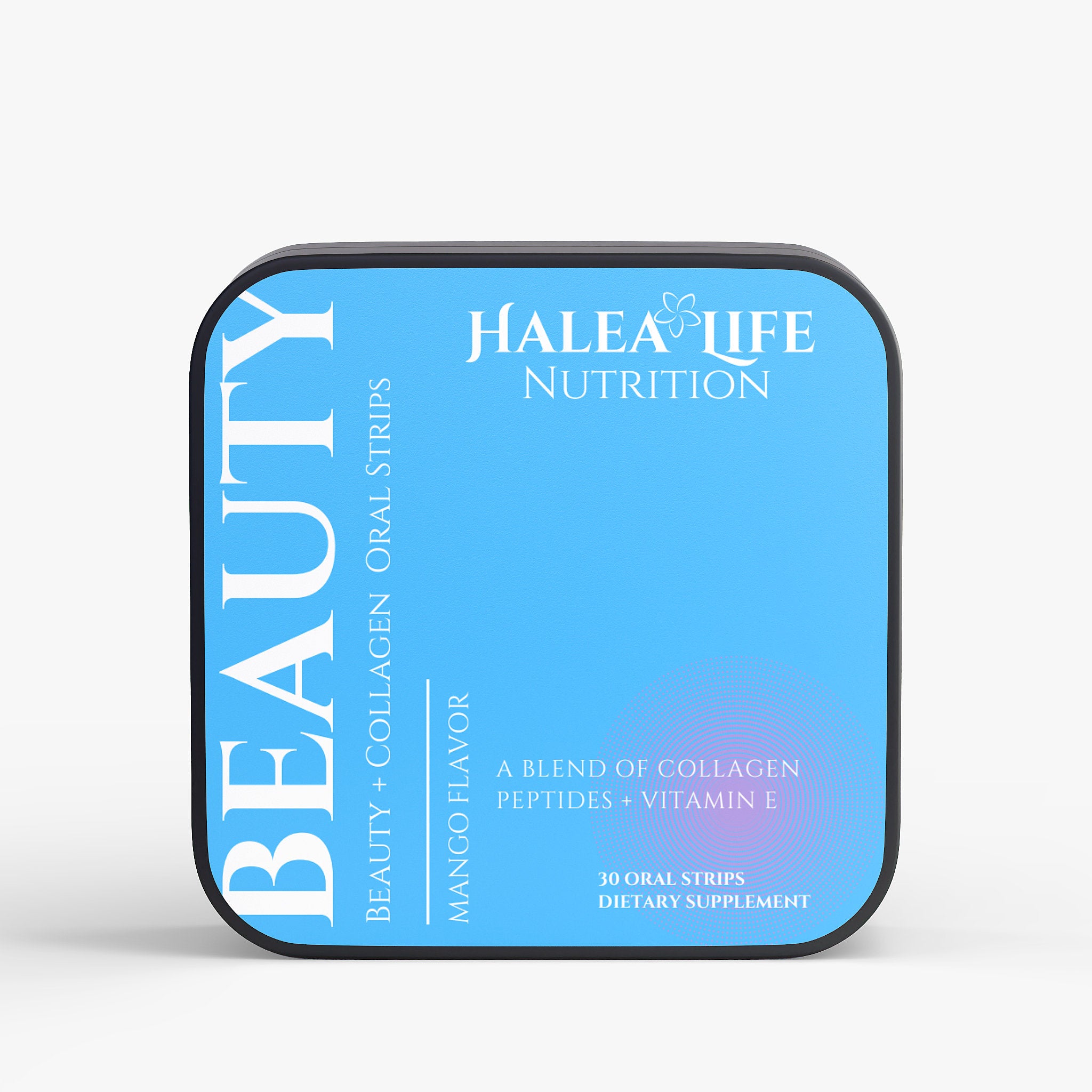 Halea Life Nutrition beauty supplement packaging on a white background