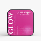 Halea Life Nutrition Glow supplement packaging on a white background