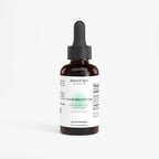 Halea Life Nutrition clear breathe oil bottle with dropper on a white background