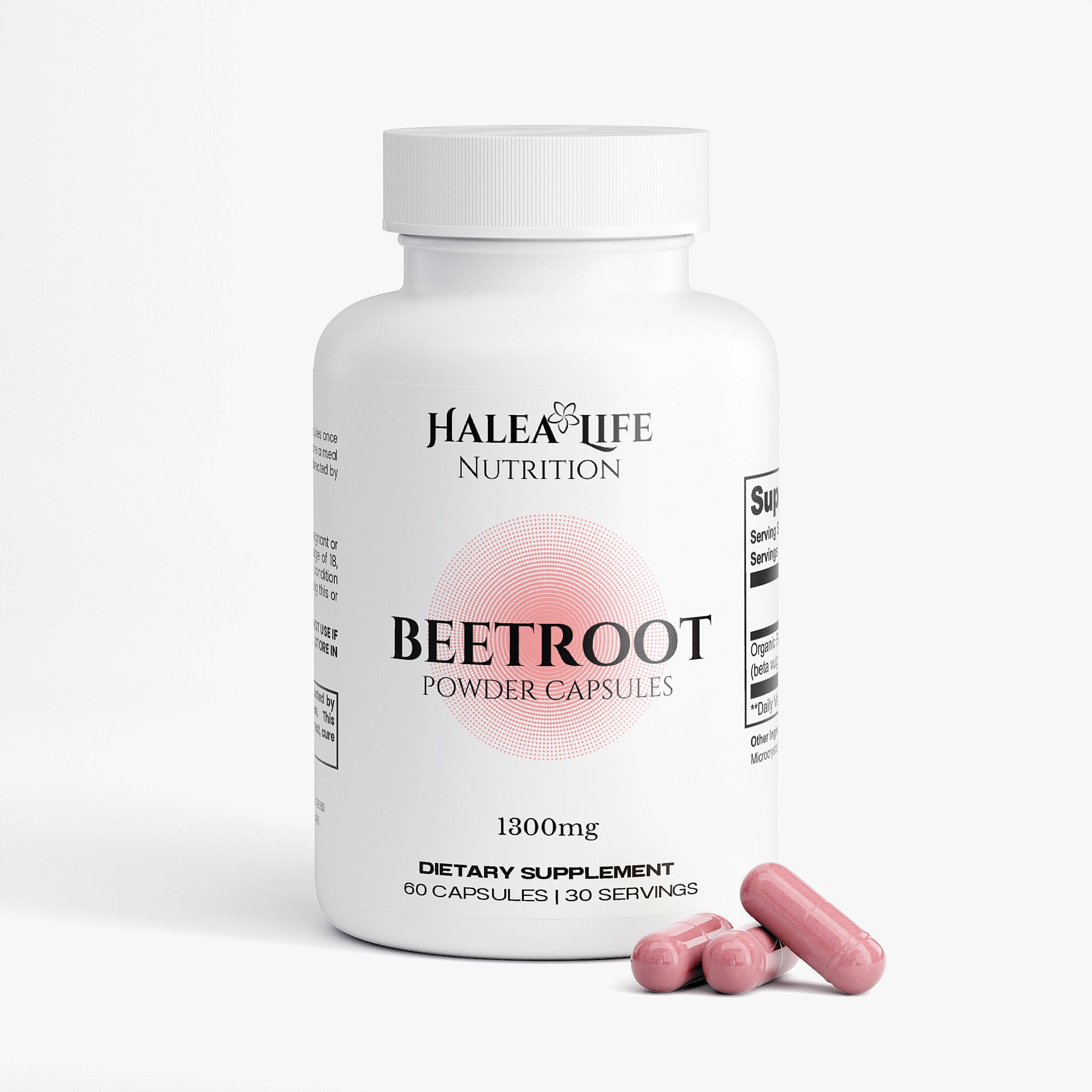Organic Beetroot Powder Capsule 3 Pack