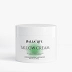 Halea Life Tallow Cream jar on a white background