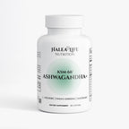 Halea & Life Nutrition KSM-66 Ashwagandha supplement bottle on a white background