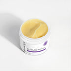 Jar of skincare cream with a white background