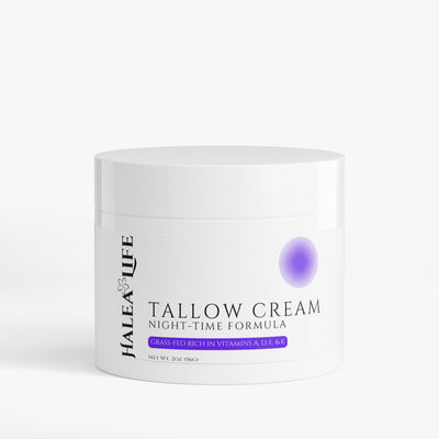 Halea Life Tallow Repair Balm Nighttime Formula for overnight skin healing and deep nourishment