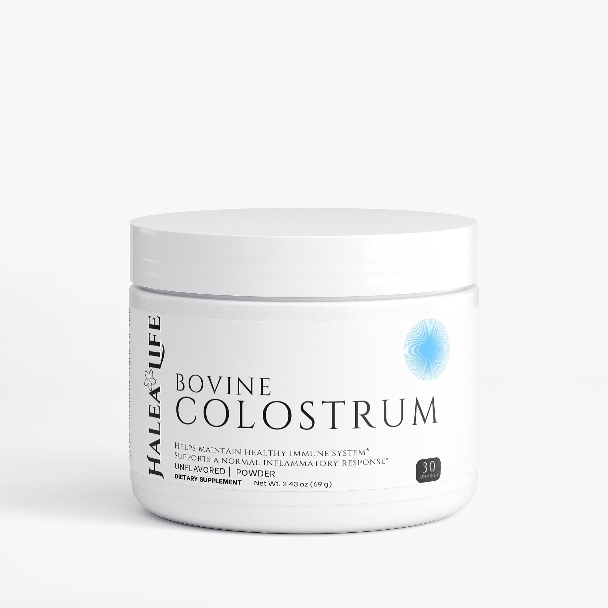 Bovine Colostrum Powder 2300mg 25% IgG | Halea Life – Halea Life ...