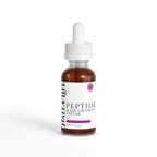 Halea Life Peptide Hair Growth Serum bottle with dropper on a white background