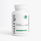 Halea Life KSM-66 Ashwagandha Plus front label close-up ashwagandha extract