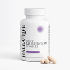 Halea Life 10x Mushroom Wellness with Lions Mane Reishi Chaga Cordyceps and more for full-spectrum support