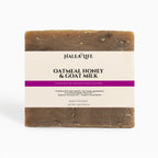 Halea Life Oatmeal Honey Goat Milk Soap Bar for nourishing exfoliating and soothing sensitive skin