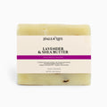 Halea Life Lavender and Shea Soap Bar with real lavender buds and organic shea butter for skin softening