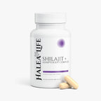Halea Life Shilajit Adaptogen Complex with fulvic acid and adaptogen blend for testosterone energy and endurance