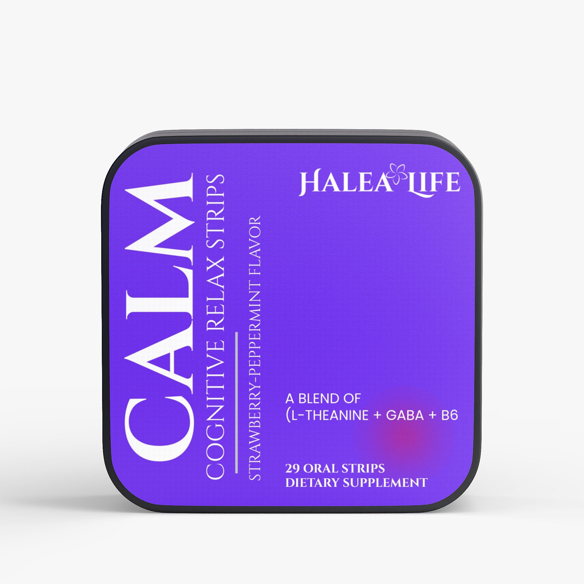 Calm & Focus Dissolvable Strips - L-Theanine, GABA & Vitamin B6