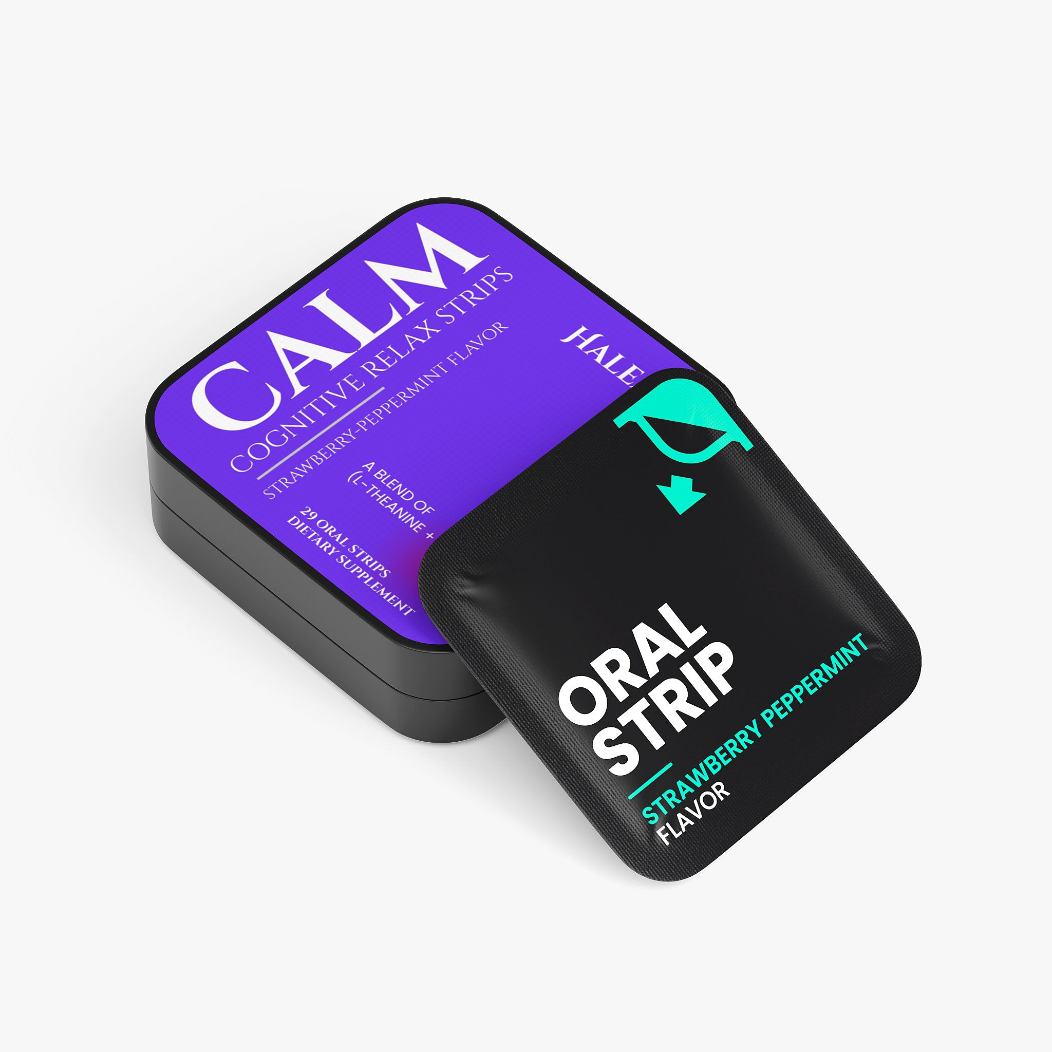 Calm & Focus Dissolvable Strips - L-Theanine, GABA & Vitamin B6