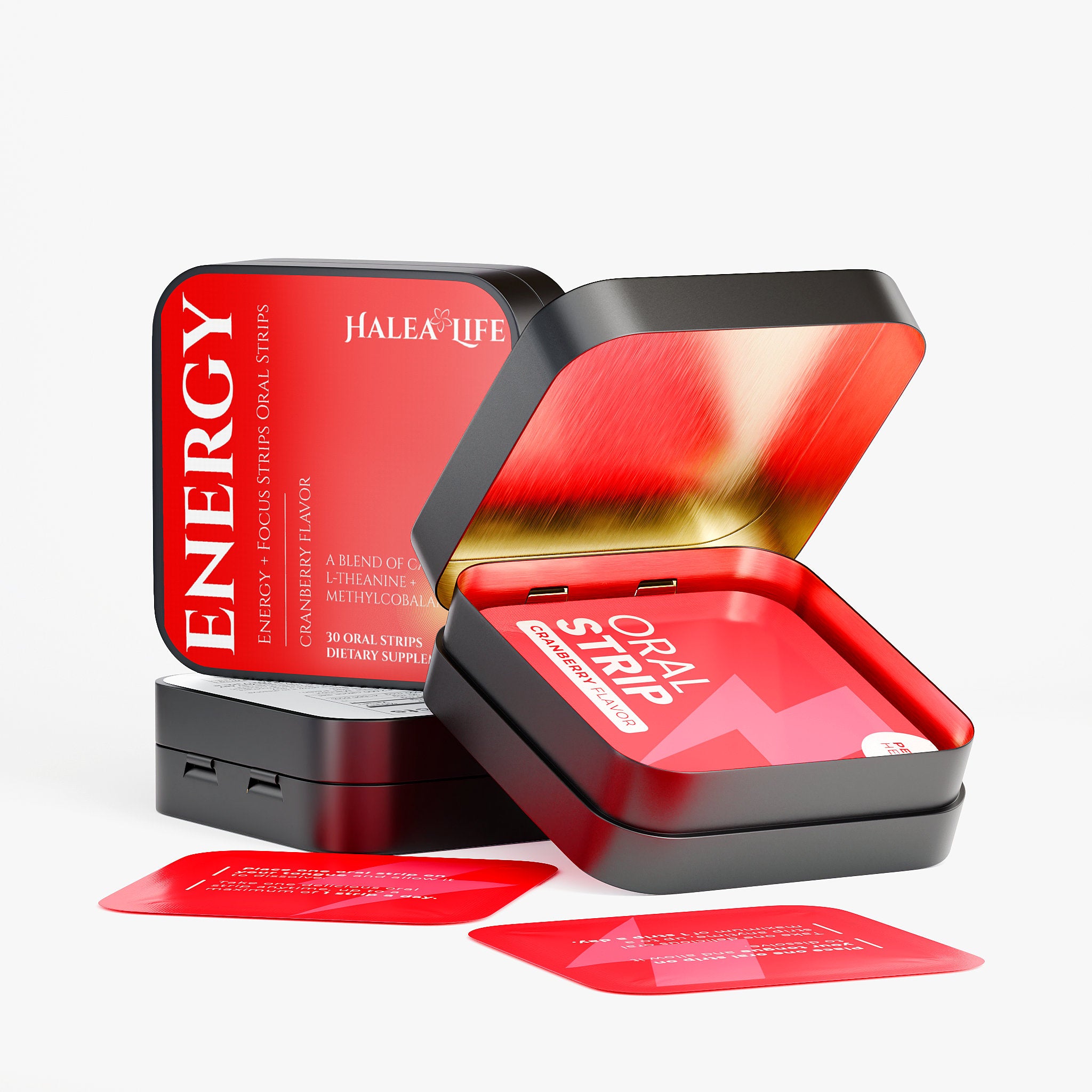 Energy + Focus Strips - Caffeine, L-Theanine & B12