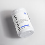 Halea Life Hydrolyzed Collagen Powder back label with sourcing information and usage instructions